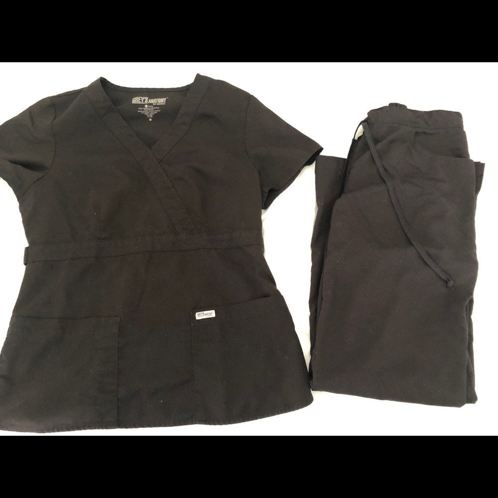 Grey’s Anatomy Black Scrub Set